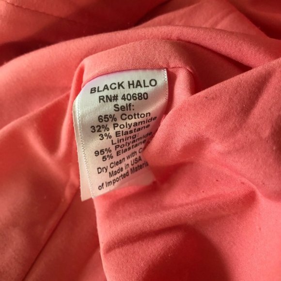 Black Halo Floral Sheath Dress 4 - Picture 6 of 6